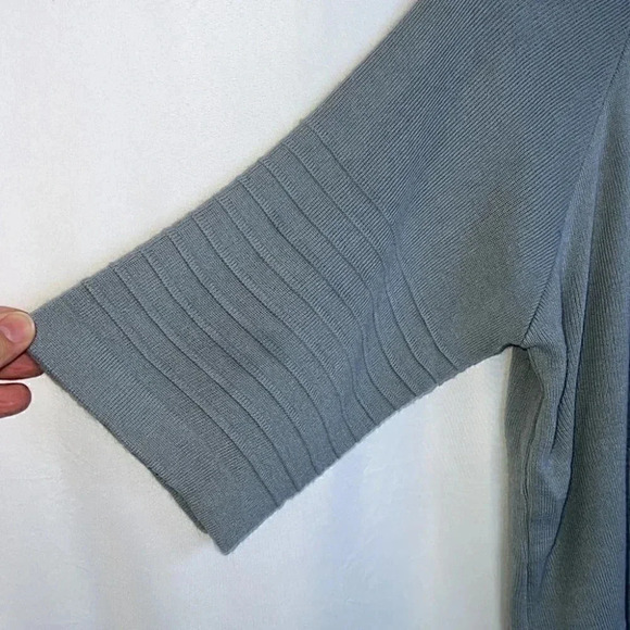 Vintage Hudsons Womens Knit Short Sleeve Sweater Slate Blue Size Medium‎ - Picture 2 of 5